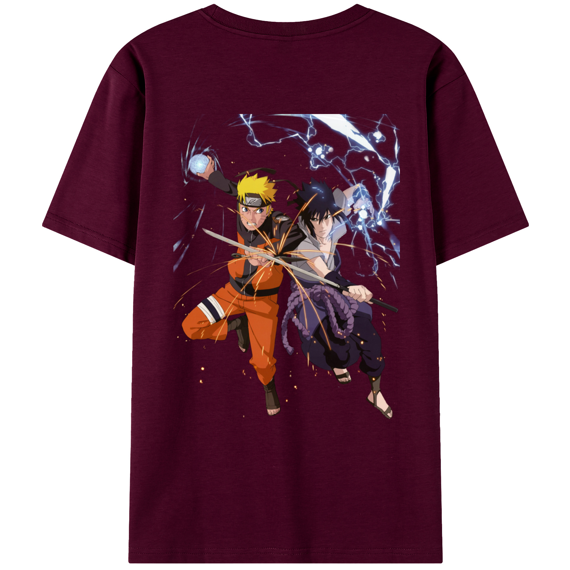 （画像用） NARUTO -ナルト- うずまき ナルト Uzumaki Naruto レディース半袖Tシャツ(バックプリント)